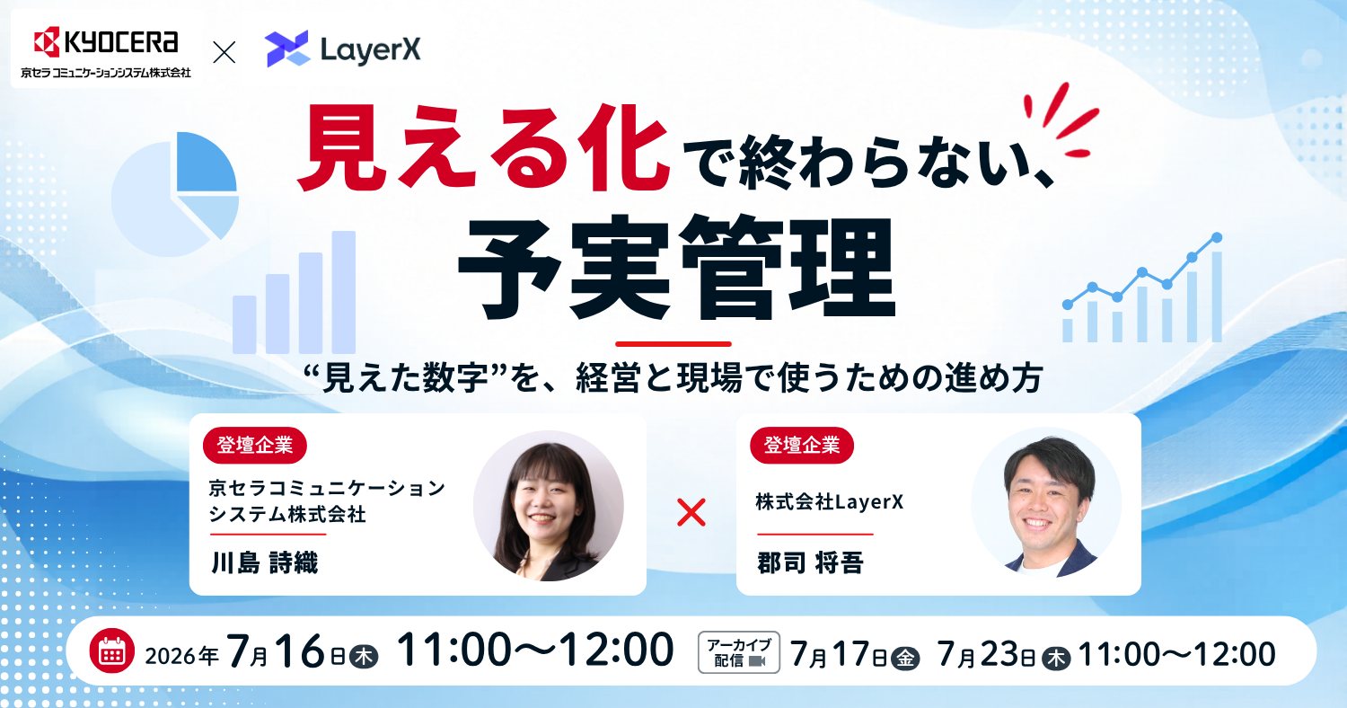 「見える化」で終わらない、予実管理 